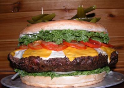 largest hamburger