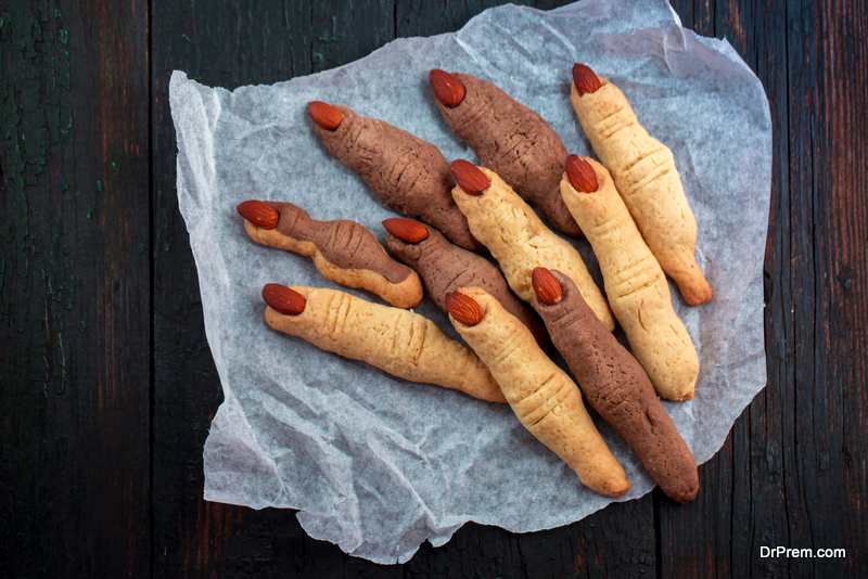 Spooky chocolate fingers