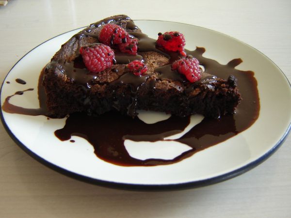 Chocolate decadence flourless cake