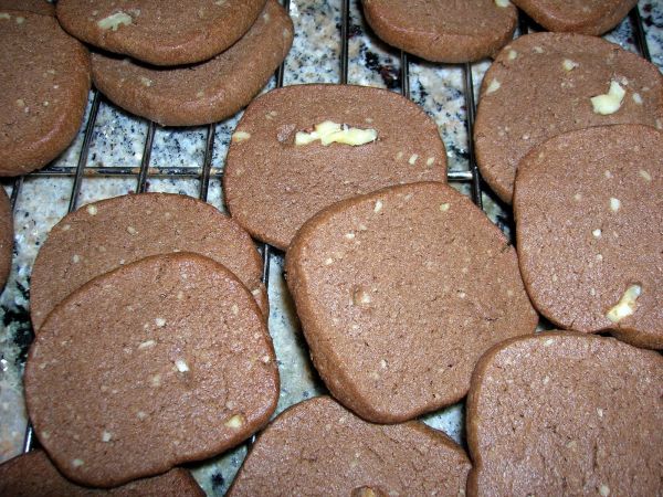 Chocolate icebox cookies