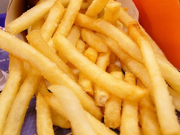 Dehydrate fries