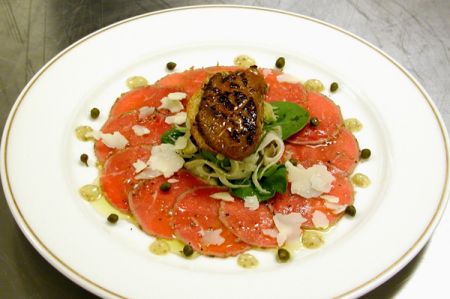 Exotic recipe - carpaccio