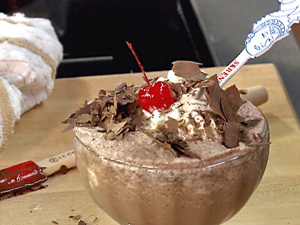 Frozen hot chocolate