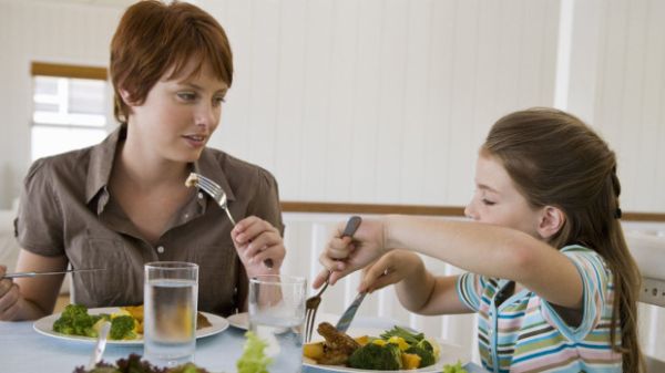 Healthy dinner for kid