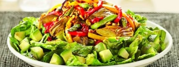 Homemade vegetable salad