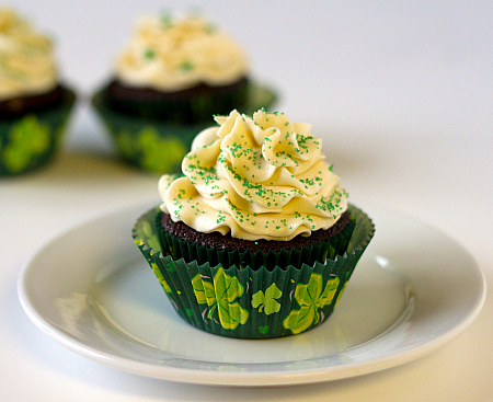 Irish car bomb cupcake