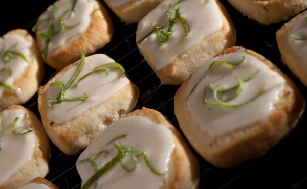 Lime icebox cookies