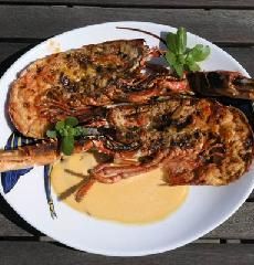 roasted lobster