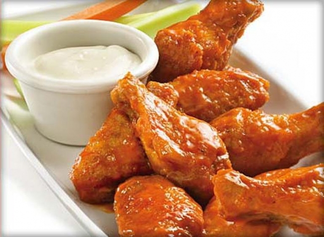 Spicy Chicken Wings In Barbecue Sauce