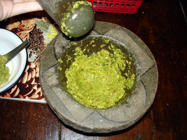 Thai green curry paste