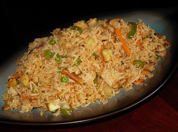 Veg. Pineapple fried Rice