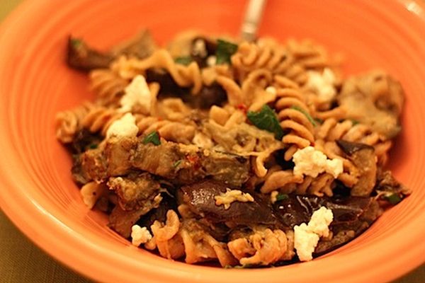 Fusilli-with-Roasted-Eggplant-and-Goat-Cheese1