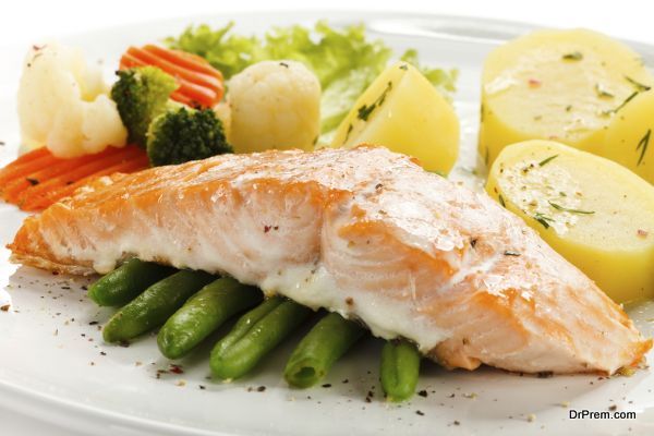 Fillet of Fish with vegetables
