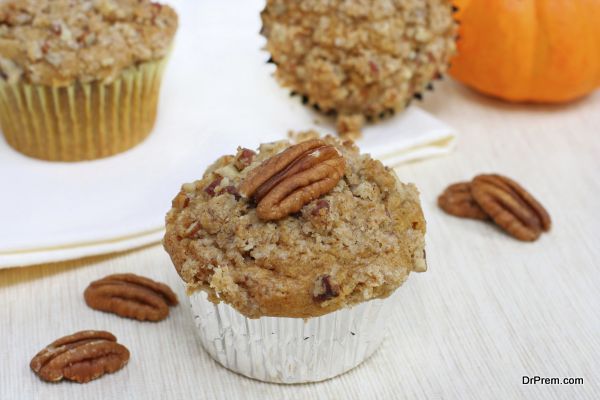 Pumpkin Pecan Muffins