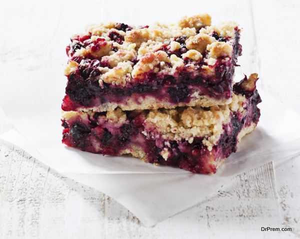 Buttery Gooey Blueberry Cake