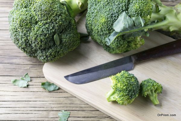 diced broccoli