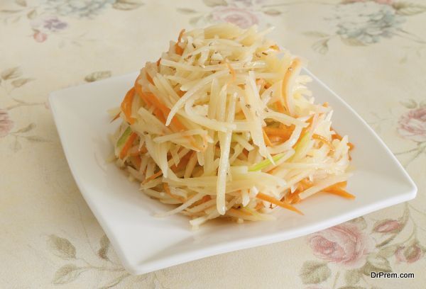 shredded potatoes