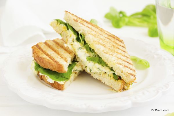 Egg Salad Sandwich. American kitchen.