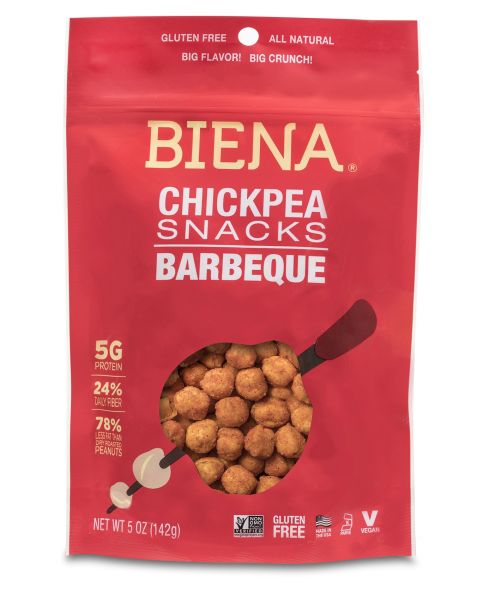 Biena Barbeque Chickpea Snacks